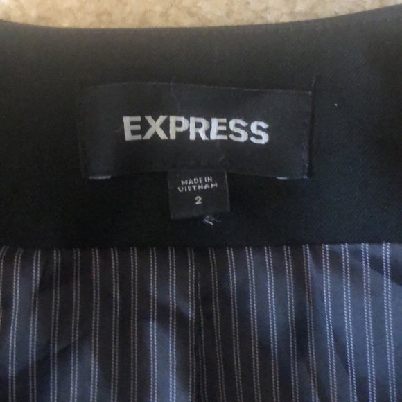 Express Fully lined black suit jacket - Picture 2 of 4
